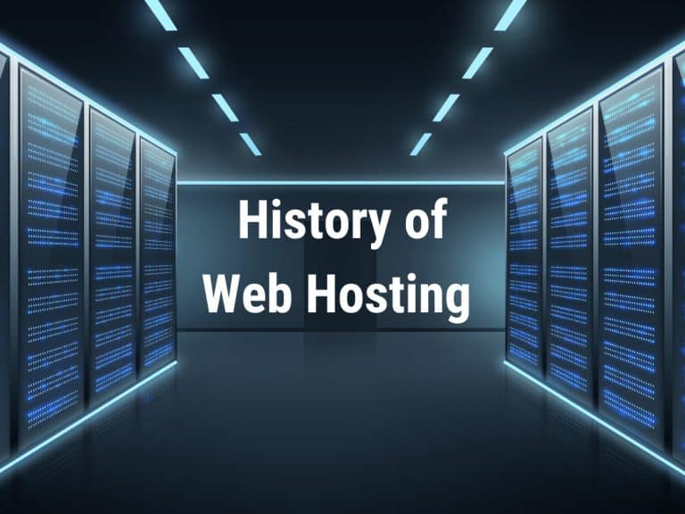 History of Web Hosting